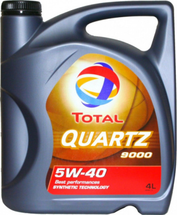Total Quartz 9000 5w40 (4L), Масло моторное