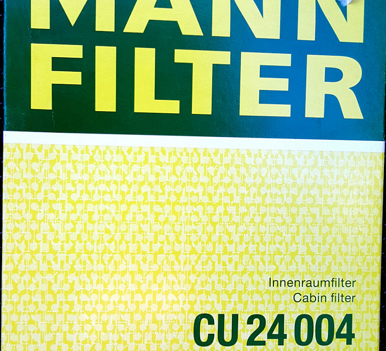 CU 24004 MANN, Салонный фильтр